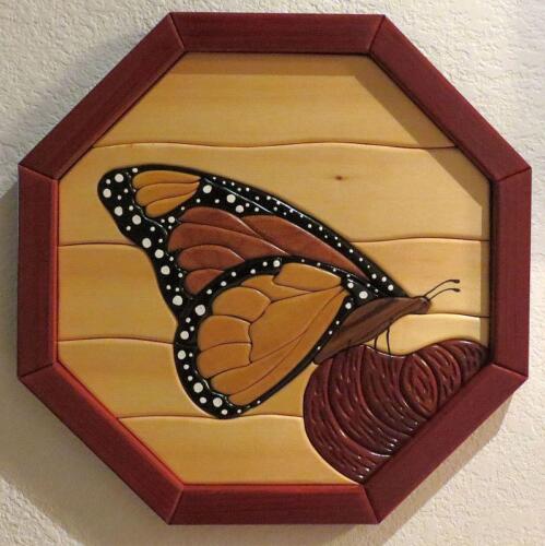 Framed, Monarch Butterfly